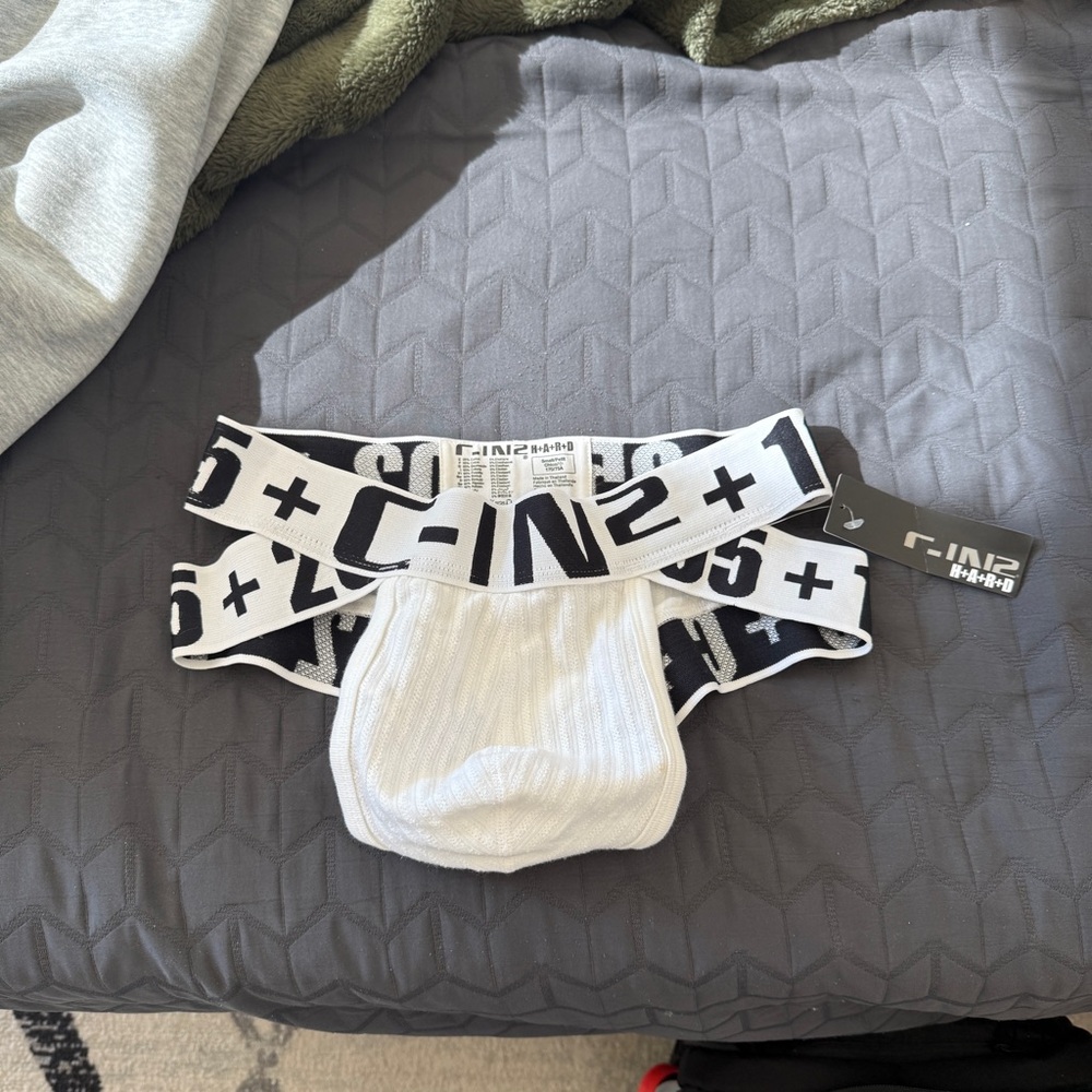 (S) C-IN2 Jock Brief Bondage White / Black